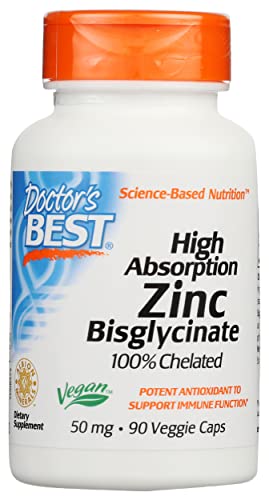 Doctor’s Best Zinc Bisglycinate 50mg