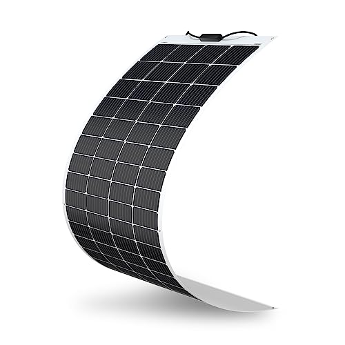 Renogy Solar Panels 200 Watt 12V, Flexible Solar Panel 200W 22% High-Efficiency, 240° Ultra Lightweight Solar Panels for Marine RV Cabin Van Car Boat Camping Curve Surfaces