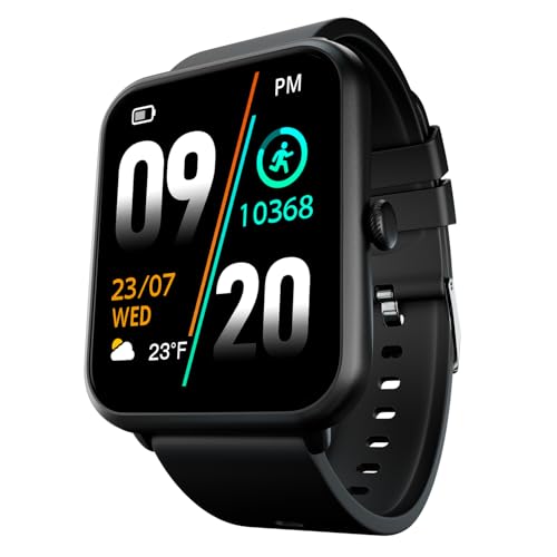 Fire-Boltt Ninja Call Pro Plus Bluetooth Calling Smart Watch, 1.83″ HD Display, AI Voice Assistant, 120+ Sports Modes, IP67 Waterproof, SpO2 & Heart R