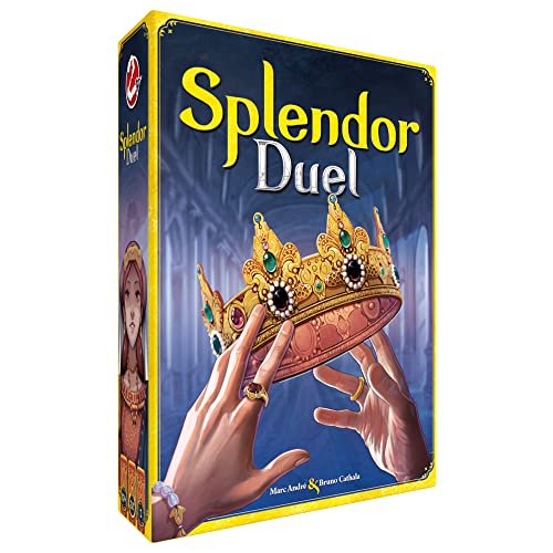 Splendor Duel Board Game - Two-Player Strategy Game for Intense Gem Collecting Battles - Fun Family Game for Kids and Adults, Ages 10+, 2 Players, 30 Minute Playtime, Made by Space Cowboys
