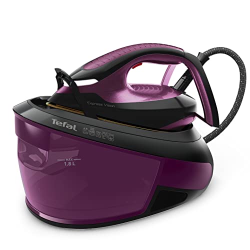 Tefal Express Vision, leistungsstarker 6,9-Bar-Druck, Dampfstoß: 480g/Min., Smart Temp-Technologie, LED Beleuchtung, abnehmbarer Kalk-Kollektor, Eco-Modus, 1,8