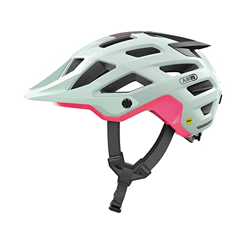 ABUS MTB-Helm Moventor 2.0 MIPS - Fahrradhelm mit Aufprallschutz für den Geländeeinsatz auf dem Mountainbike - All-Mountain-Helm für Damen und Herren - Mint, Gr