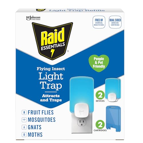 Essentials Flying Insect Light Trap Starter Kit 2 Plug In Devices 2
