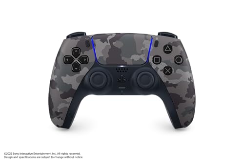 Manette Sony DualSense camouflage gris