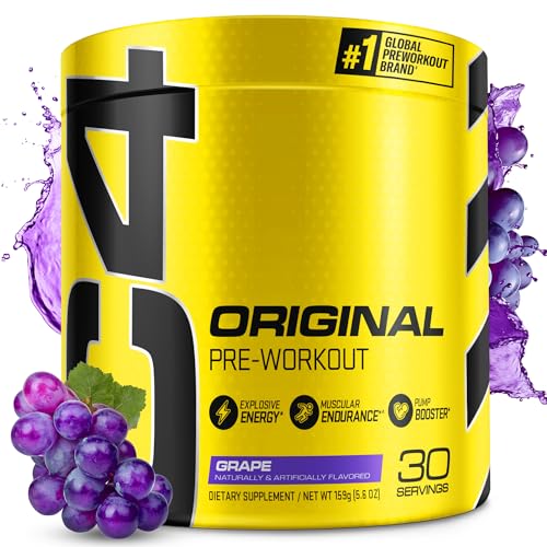 C4 Original Pre Workout Powder Grape 30 Servings