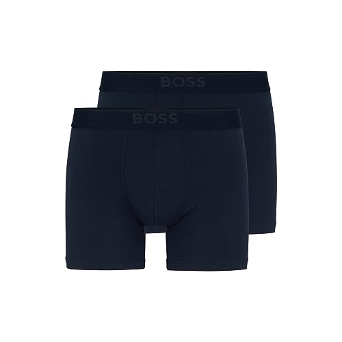 🔥 STARKER PREIS (-29%) BOSS Herren 2er-Pack Soft Modal Boxershorts, Blauer Pfau, XX-Large