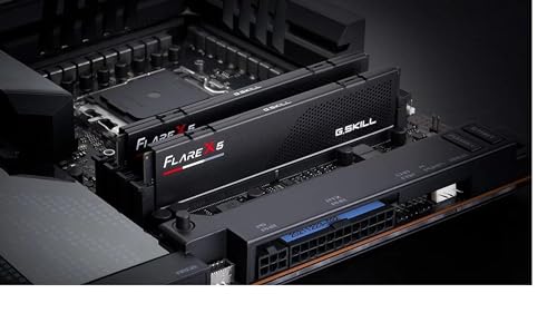G.SKILL Flare X5 Series DDR5 RAM (AMD Expo & Intel XMP 3.0) 32GB (2x16GB) 6000MT/s CL36-36-36-96 1.35V Desktop Computer Memory U-DIMM - Matte Black (F5-6000J3636F16GX2-FX5)