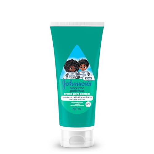 RECORRÊNCIA Creme para Pentear Johnson's Baby Blackinho Poderoso - Infantil, Cabelos Crespos!