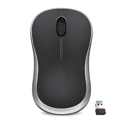 Ant FKAPU03 Wireless Mouse 2.4GHz with USB Nano Receiver | 1000 DPI Optical Sensor | 3 Buttons | Plug &amp; Play | Ergonomic Ambidextrous Design | Lap