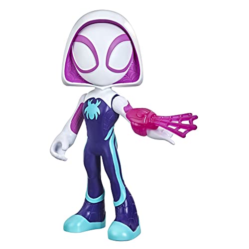 Spidey and his Amazing Friends Marvel Supersized Ghost-Spider Action Figure,Preschool Super Hero Toy,Kids Ages 3 and Up