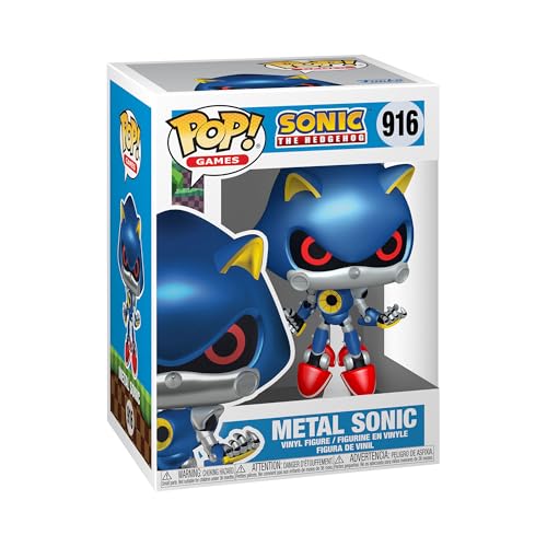 Funko Pop! Games: Sonic The Hedgehog - Metal Sonic - Collectable Vinyl Figure - Gift Idea - Official Merchandise - for Kids & Adults - Games Fans