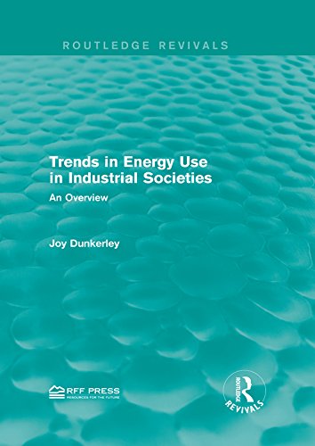 Trends in Energy Use in Industrial Societies book cover