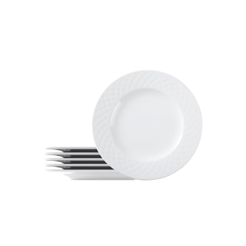 Kit Prato Raso Tramontina Ingrid em Porcelana Decorada 27 cm 06 Peças