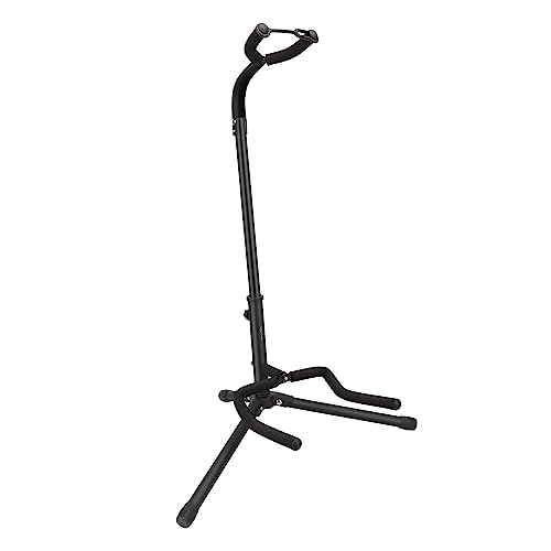 Amazon Basics Adjustable Foldable Guitar Stand Padded Non-Slip