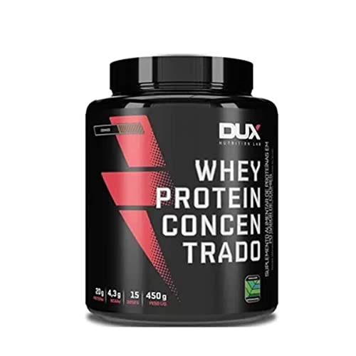 Whey Protein Concentrado Cookies Pote 450g – Contribui para o Ganho Muscular Hipertrofia – Dux Human Health