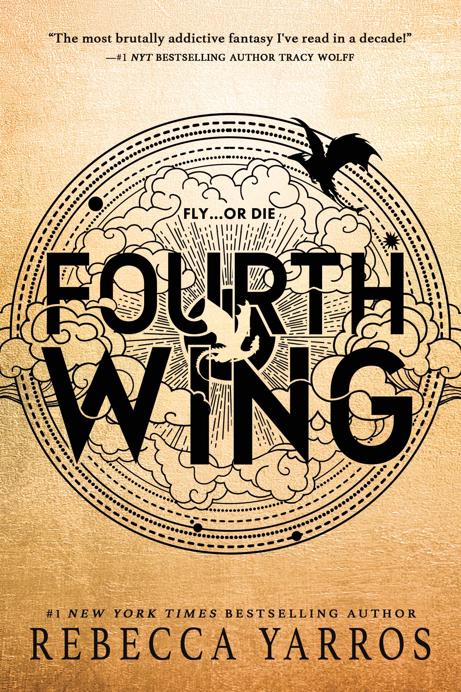 Cover of Fourth Wing by Rebecca Yarros