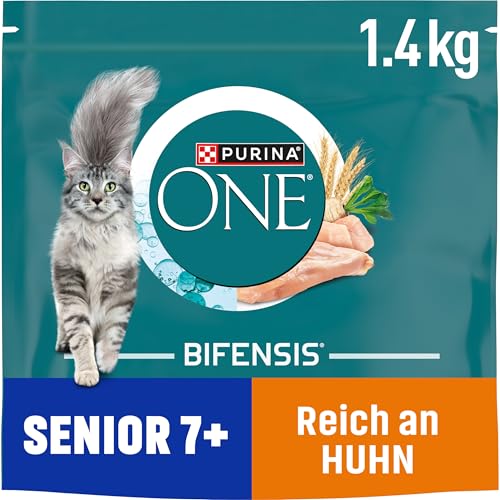 (-31%) PURINA ONE BIFENSIS Senior 7+, reich an Huhn, 6 x 1,4kg