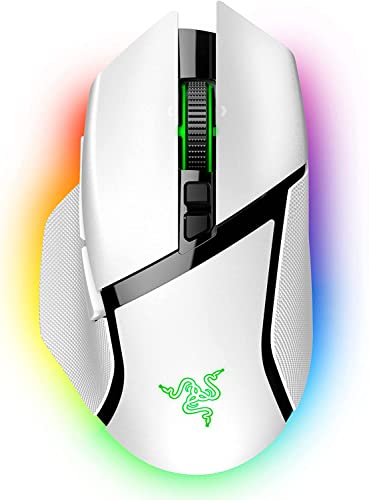 Razer Basilisk V3 Pro - Anpassbare kabellose Gaming-Maus HyperScroll Tilt Wheel - Focus Pro 30K Optischer Sensor - 13-Zonen Chroma-Beleuchtung - 10+1