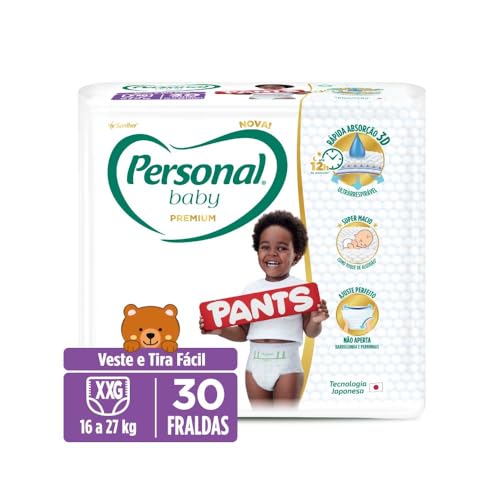 Fralda Personal Baby Pants Premium XXG 30 Unidades