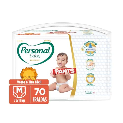 Fralda Personal Pants M, 70 Unidades | Baby, Premium