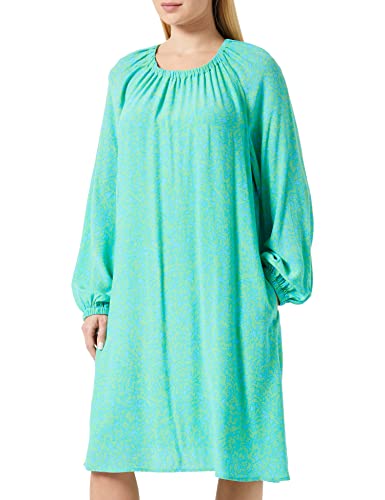 (-35%) COMMA Musterkleid aus Viskose
