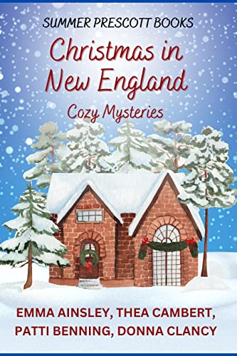 Christmas in New England Cozy Mysteries book cover
