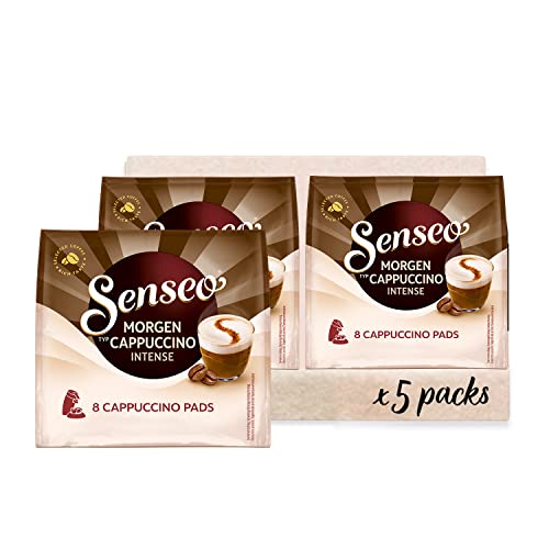 (-25%) Senseo Pads Morgen Cappuccino Intense, 5 x 8 Getränke, 40 Kaffeepads