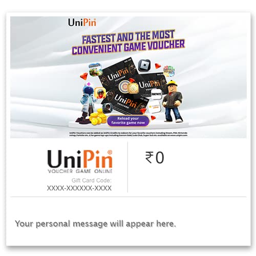 UniPin | Flat 6% Off |E-Gift Card |Instant Delivery | Review India 2025