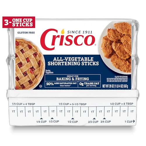 Crisco All-Vegetable Shortening Sticks, 20 Ounce, 3 Sticks