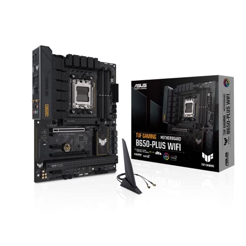 ASUS TUF GAMING B650-PLUS WIFI AMD Motherboard Affordable Yet Capable Built-in WiFi, a wide range