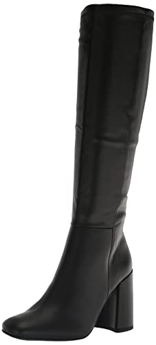 Steve Madden Women's Lizah Knee High Boot, Black, 8.5
