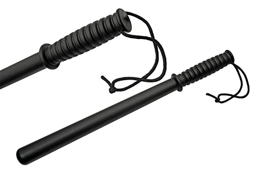 SZCO Supplies 21-Inch Heavy-Duty Tire Thumper – Black Polypropylene Baton with Ribbed Handle and Wrist Lanyard – Truck Tire Pressure Checker, Glass Breaker, Self-Defense, and Utility Tool