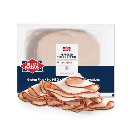 Dietz & Watson Deli-Sliced Peppered Turkey Breast, 16 oz