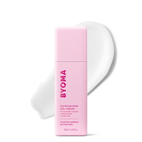 BYOMA Moisturizing Gel Cream - Barrier Repair Cream/Gel Face Lotion with Niacinamide and Green Tea - Ceramide Face Moisturizer for Dry Skin - Alcohol Free, Oil Free Face Moisturizer - 1.69 fl. oz