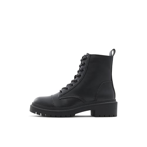 ALDO Women's Goer Combat Boot, Black, 6.5