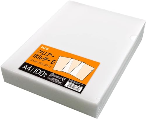 プラス クリアホルダー A4 100枚の商品画像