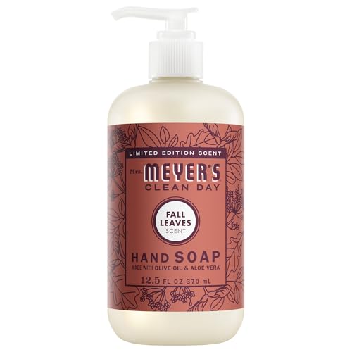Mrs. MEYER'S CLEAN DAY Liquid Hand Soap, Fall Leaves Scent, 12.5 fl oz (Pack of 1)