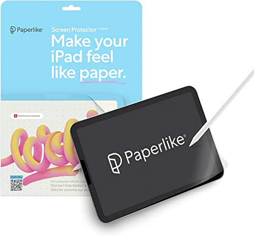 Paperlike 2.1 (2 Pieces) for iPad Mini 8.3" (2021/24) - Transparent Screen Protector for Notetaking and Drawing like on Paper