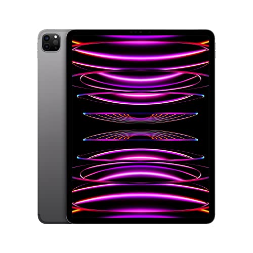 Apple iPad Pro 12.9″ (6th Generation): with M2 chip, Liquid Retina XDR Display, 2TB, Wi-Fi 6E, 12MP front/12MP and 10MP Back Cameras, Face ID, All-Day