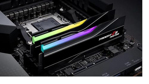 G.SKILL Trident Z5 Neo RGB Series DDR5 RAM (AMD Expo) 64GB (2x32GB) 6000MT/s CL30-40-40-96 1.40V Desktop Computer Memory U-DIMM - Matte B...