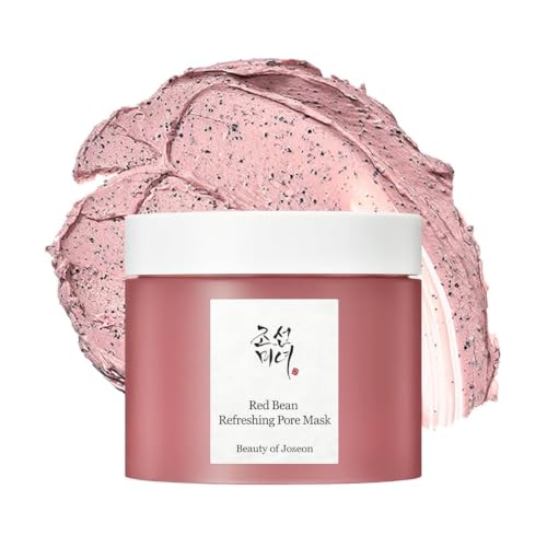 Beauty of Joseon Red Bean Pore Refreshing Mask Mud Cream Hydrating Wash Off Pack, Pore Cleansing Exfoliator, Korean Skin Care for Men and Women 140ml,