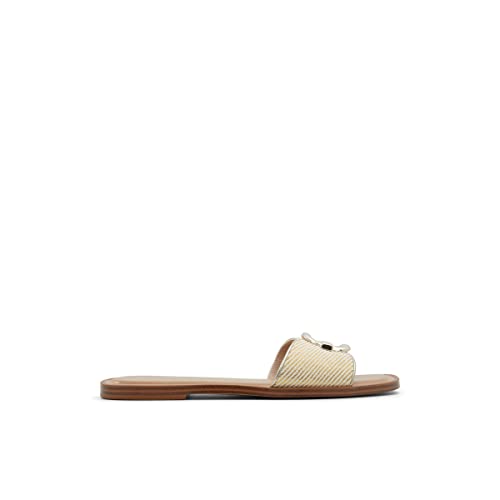ALDO Women's Glaeswen Slide Sandal, Beige, 7.5