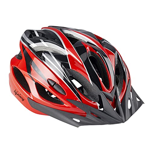Lifelong Adjustable Cycling Helmet With Detachable Visor | Adjustable Light Weight Mountain Bike Cycle Helmet With Padding For Kids And Adults, (LLFAH