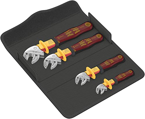 ⚡ BLITZDEAL (-83%) Wera 05020170001 6004 Joker VDE 4 Set 1, VDE-isolierter selbstjustierender Maulschlüssel-Satz, 4-teilig
