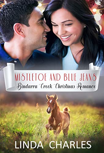Mistletoe and Blue Jeans (By: Linda Charles) cover
