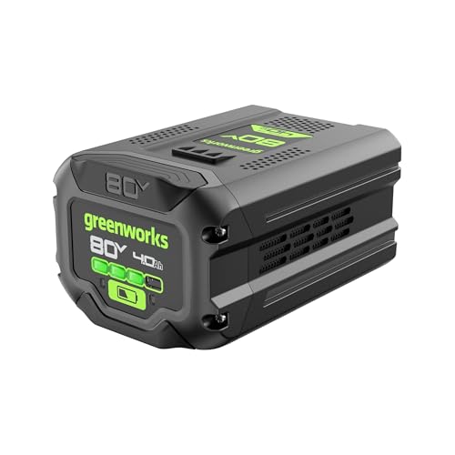 Greenworks 80V 4.0Ah Lithium-Ion Battery (Genuine Greenworks Battery / 75+ Compatible Tools)
