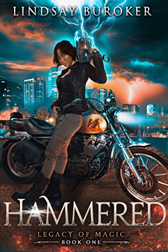 Hammered book cover