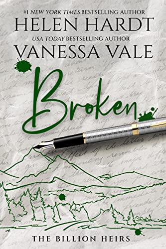 Broken book cover