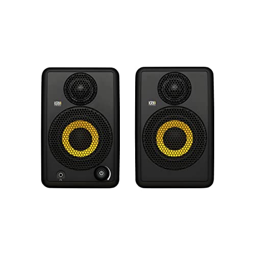 KRK GoAux 3 3" Portable Monitors, 3 inches (GOAUX3-NA)