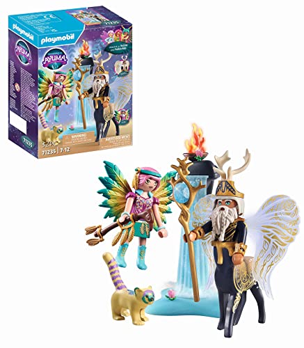 🔥 STARKER PREIS (-56%) PLAYMOBIL Adventures of Ayuma 71235 Abjatus mit Knight Fairy Hildi, Spielzeug für Kinder ab 7 Jahren